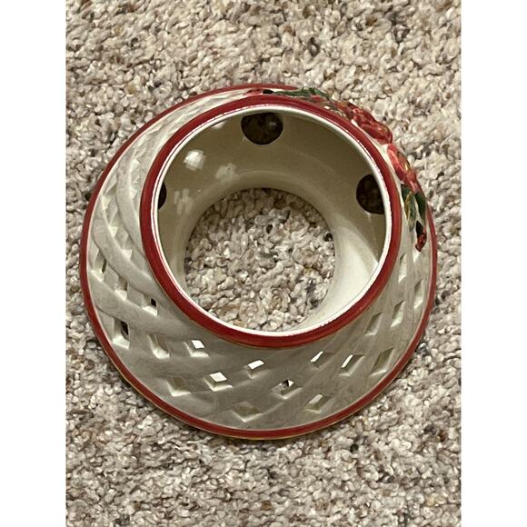 Kimberly Designs Votive Candle Shade Topper 2001 Flower Tea Light - Picture 3 of 5